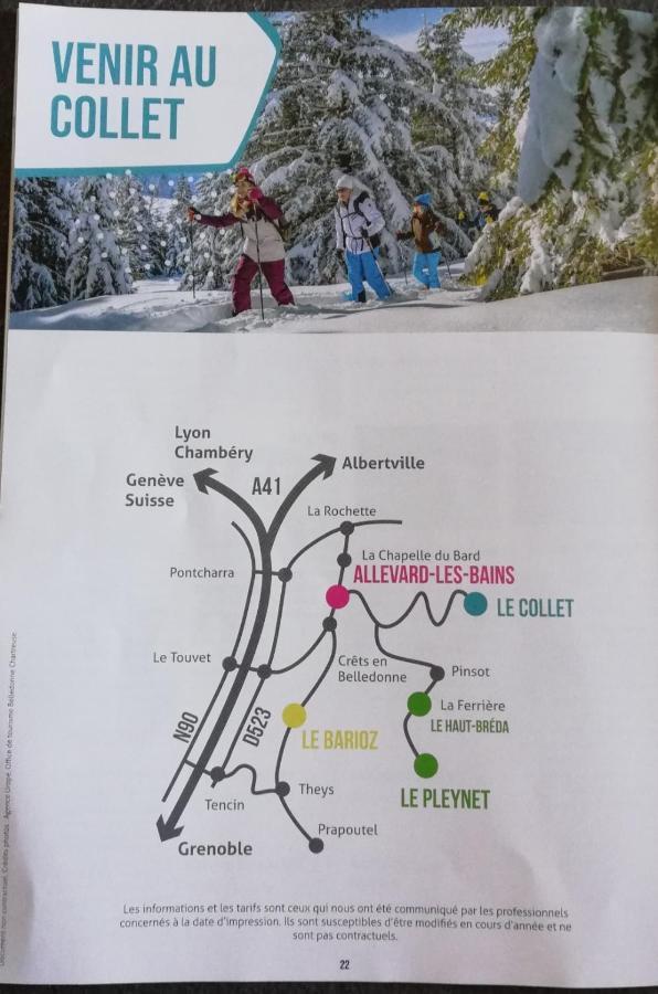 דירות Studio Au Clos Des Gentianes Collet D'אלברד מראה חיצוני תמונה